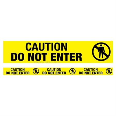 Caution Do Not Enter (Graphic) Barricade Tape